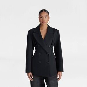 KBB by KAHLANA Target Women's XS Extra Small The Corset Blazer Black Jacket NWT!